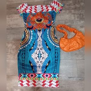 Dragon style curvy dress.